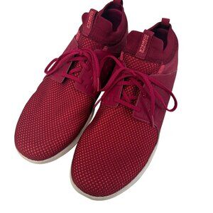 SIZE 10 Women's Skechers Go Walk Red Maroon Athletic Running Shoes Sneakers